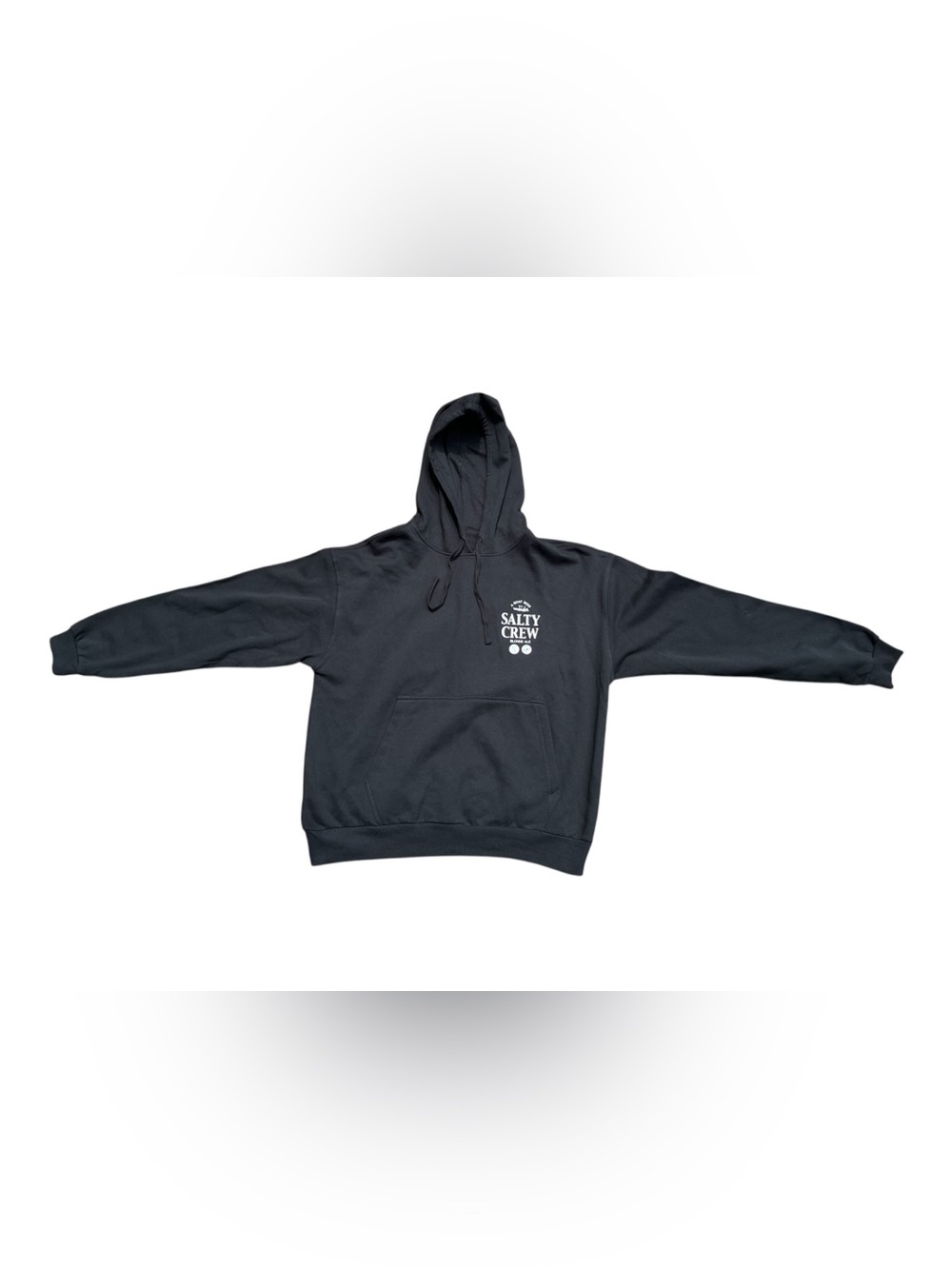 New Salty Crew Men’s Medium Black Hoodie Sweatshirt Coronado Brewing Co